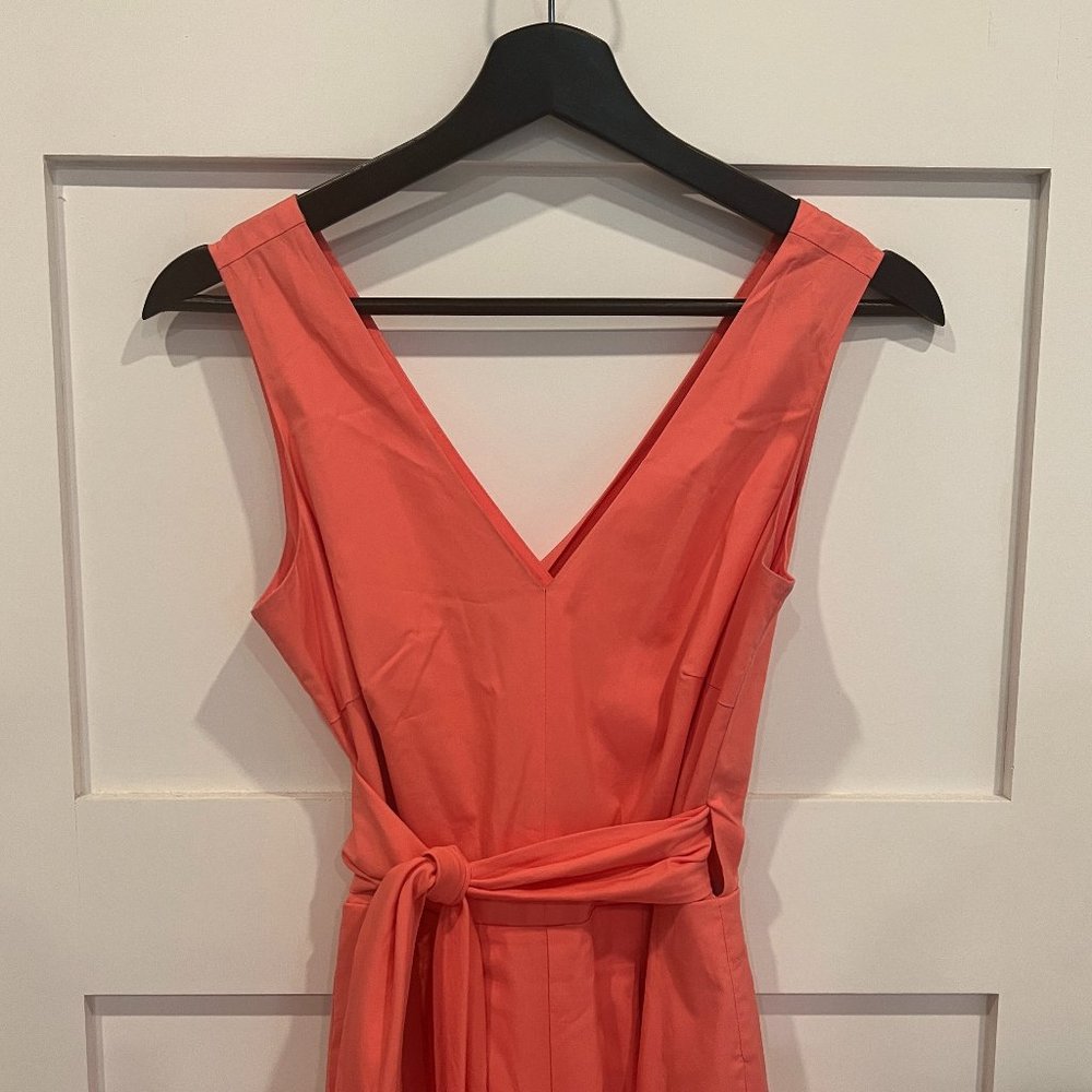 J. Crew Jumpsuit CORAL - Wrap-tie - Size 00 - Picture 4 of 8